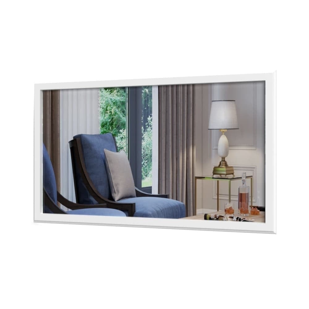 Set Mobila Dormitor din pal si MDF, cu pat 200 x 180 cm, 7 piese Tara Large Alb Mat / Nuc Pacific (6)