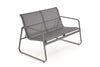 Set mobilier pentru gradina / terasa, Conor Gri, banca 2 locuri + 2 scaune + masa de cafea (4)