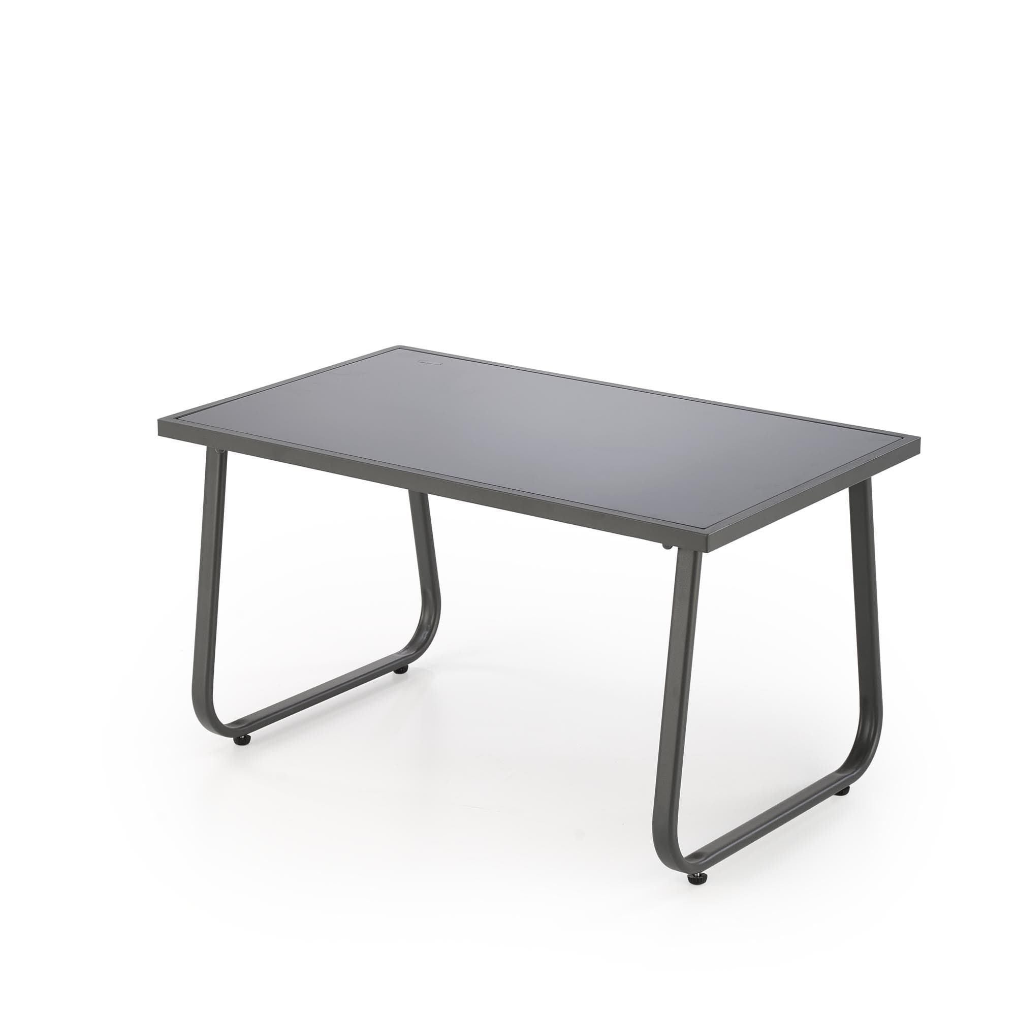 Set mobilier pentru gradina / terasa, Conor Gri, banca 2 locuri + 2 scaune + masa de cafea (6)