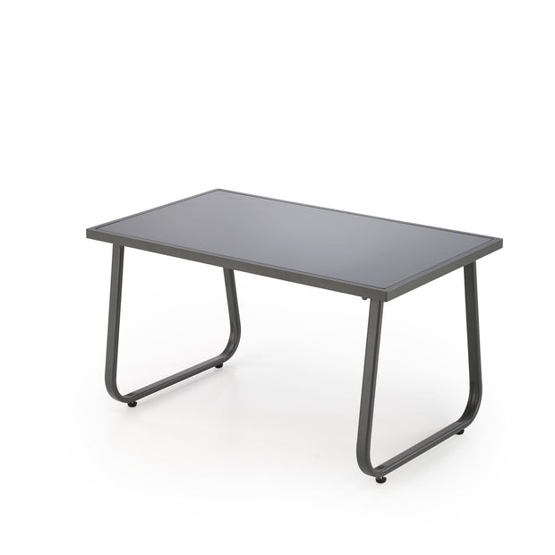 Set mobilier pentru gradina / terasa, Conor Gri, banca 2 locuri + 2 scaune + masa de cafea (6)