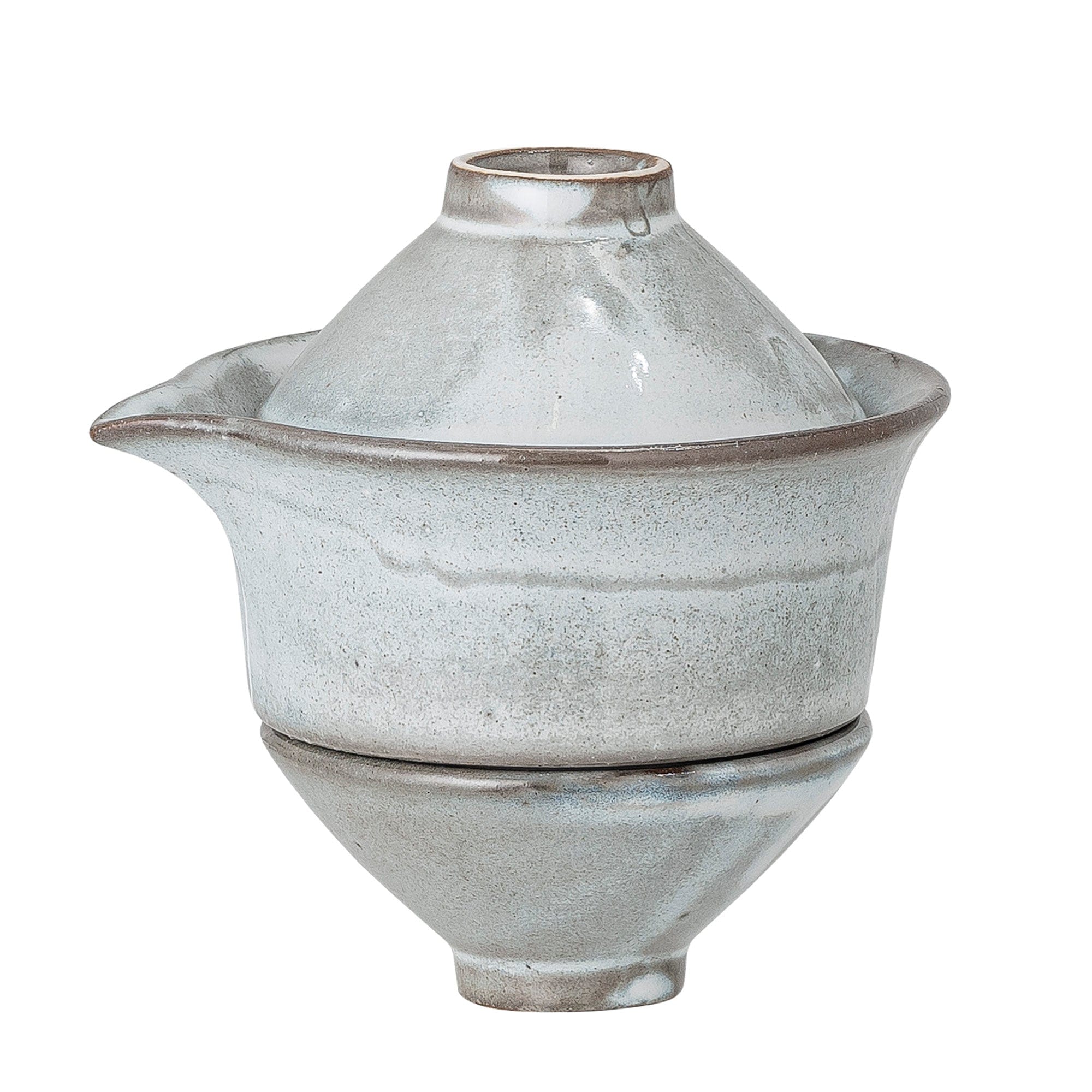 Set sosiera cu 2 boluri, din ceramica, Masami Natural, 75 / 100 ml (4)