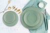 Asir Set vesela din ceramica, Bisco Verde, 24 piese