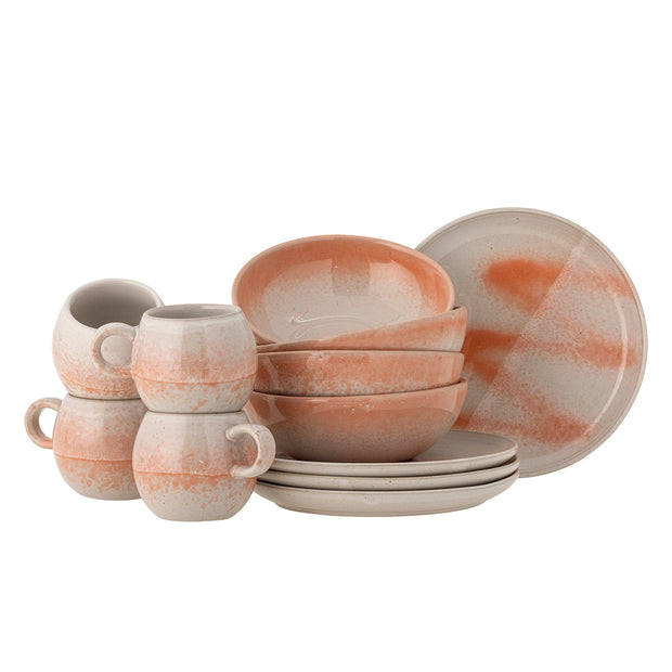 Set vesela din ceramica, Paula Portocaliu, 12 piese