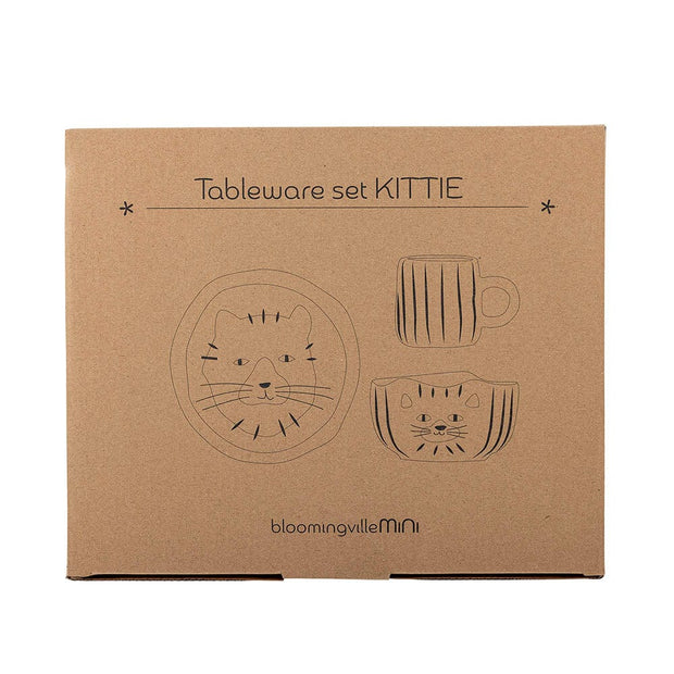 Set vesela din ceramica, pentru copii, Kittie Maro, 3 piese (1)