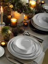 Set vesela din portelan, Ayann Alb, 24 piese (1)