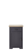 Cabinet hol din MDF, cu 1 usa si 1 sertar, Jessie Grafit, l65xA41xH102 cm (4)