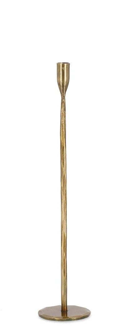 Sfesnic din metal Tehri Auriu, Ø10,5xH50 cm