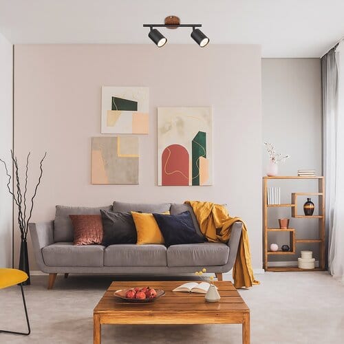 RabaLux Spot Edmund 5296 Stejar / Negru