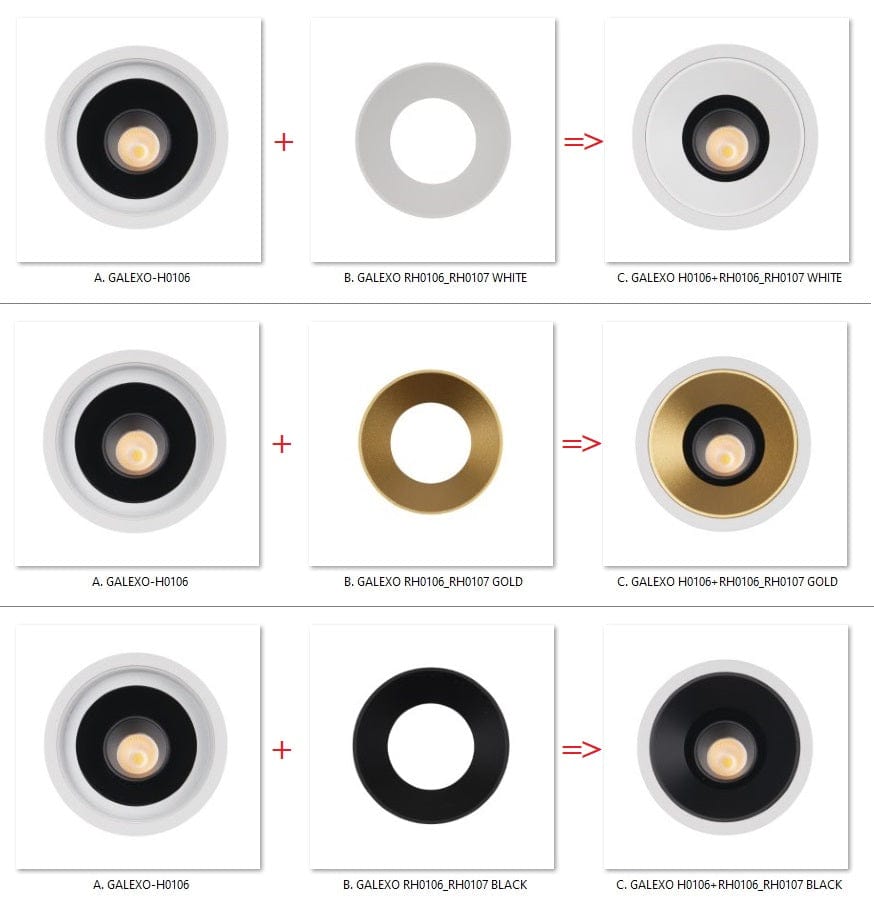 Maxlight Spot Galexo H0106 Alb