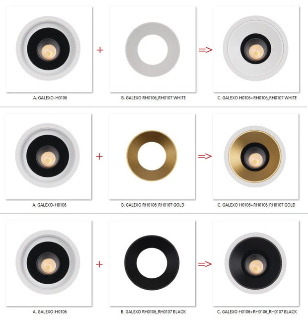 Maxlight Spot Galexo H0106 Alb