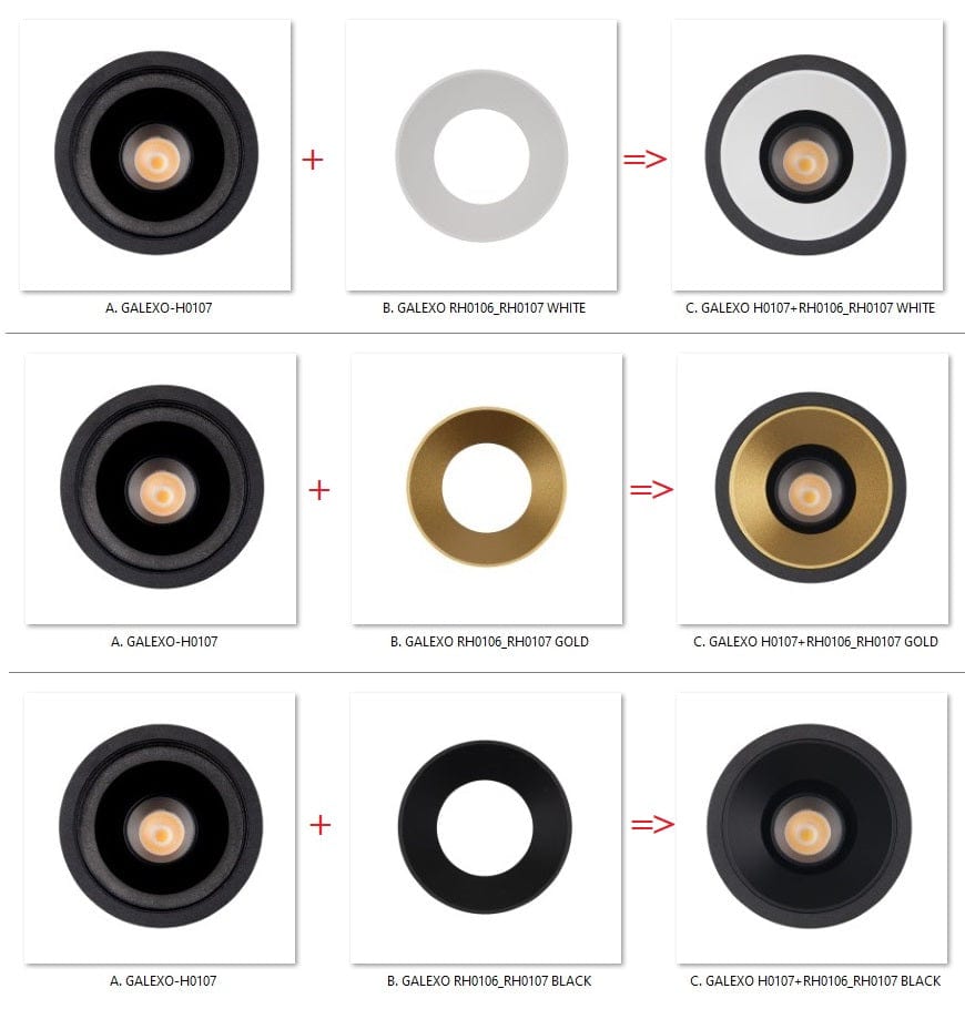 Maxlight Spot Galexo H0107 Negru