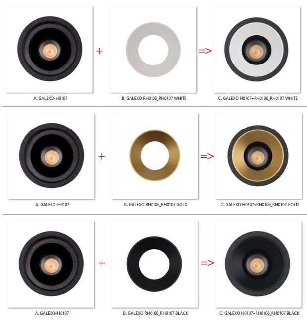 Maxlight Spot Galexo H0107 Negru