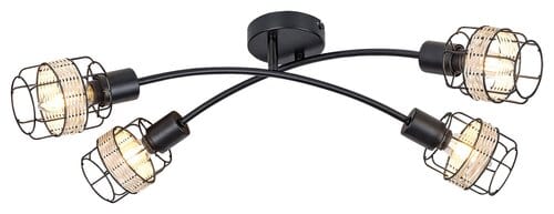 RabaLux Spot Indiana 5282 Negru