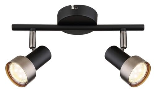 Spot Konrad 73012 Negru Mat / Argintiu