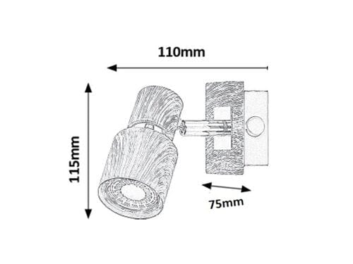 Spot Merkur 6125 Gri (2)