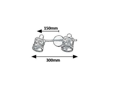 RabaLux Spot Oberon 5336 Maro / Chihlimbar