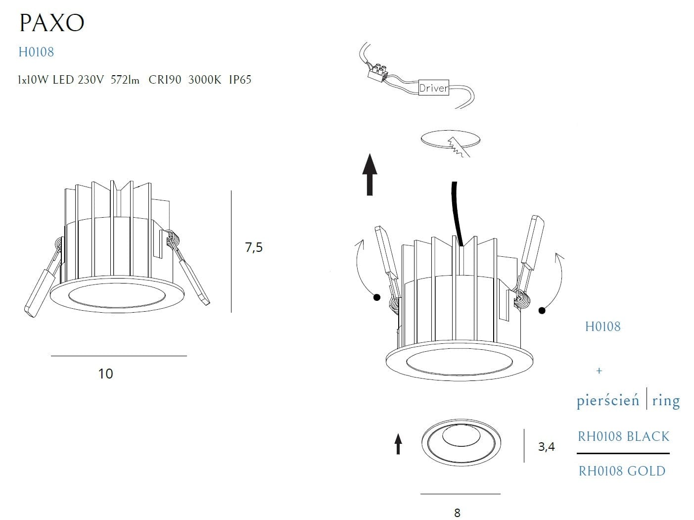 Spot Paxo H0108 Alb (6)