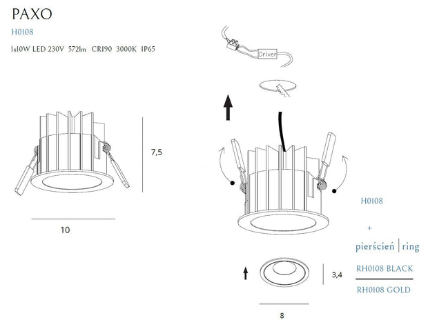 Spot Paxo H0108 Alb (6)