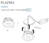 Spot Plazma H0089 Alb (2)