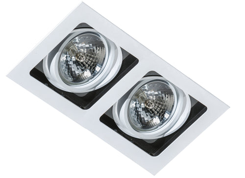 Spot Sisto 2 Alb / Negru, AZ1447