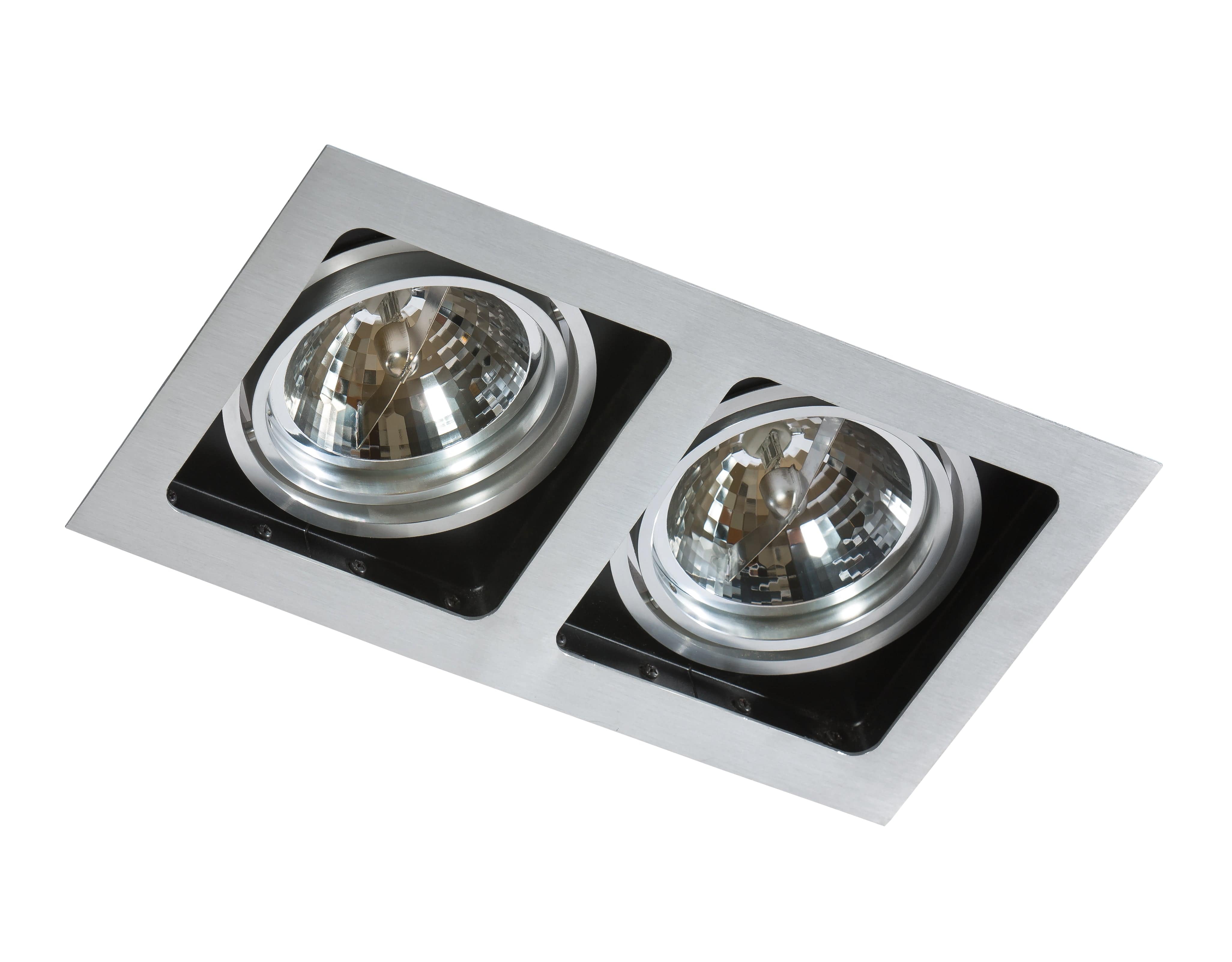 Spot Sisto 2 Aluminiu / Negru, AZ0794