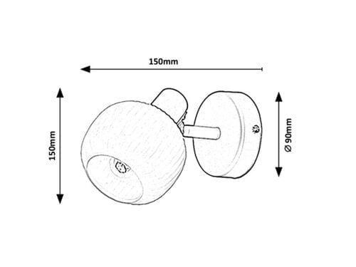 Spot Soraya 3966 Verde / Alb (2)