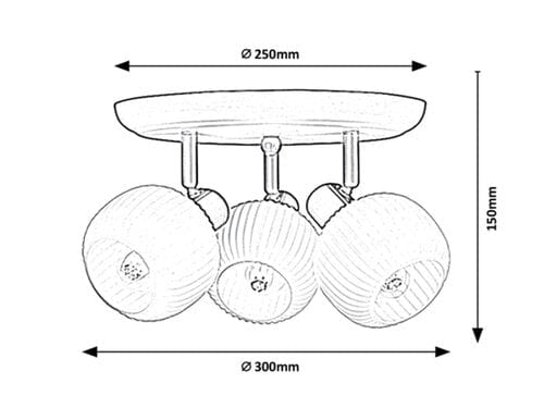 Spot Soraya 3968 Verde / Alb (2)
