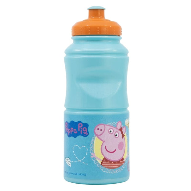 Sticla de apa sport pentru copii, din plastic, Peppa Pig Multicolor, 380 ml