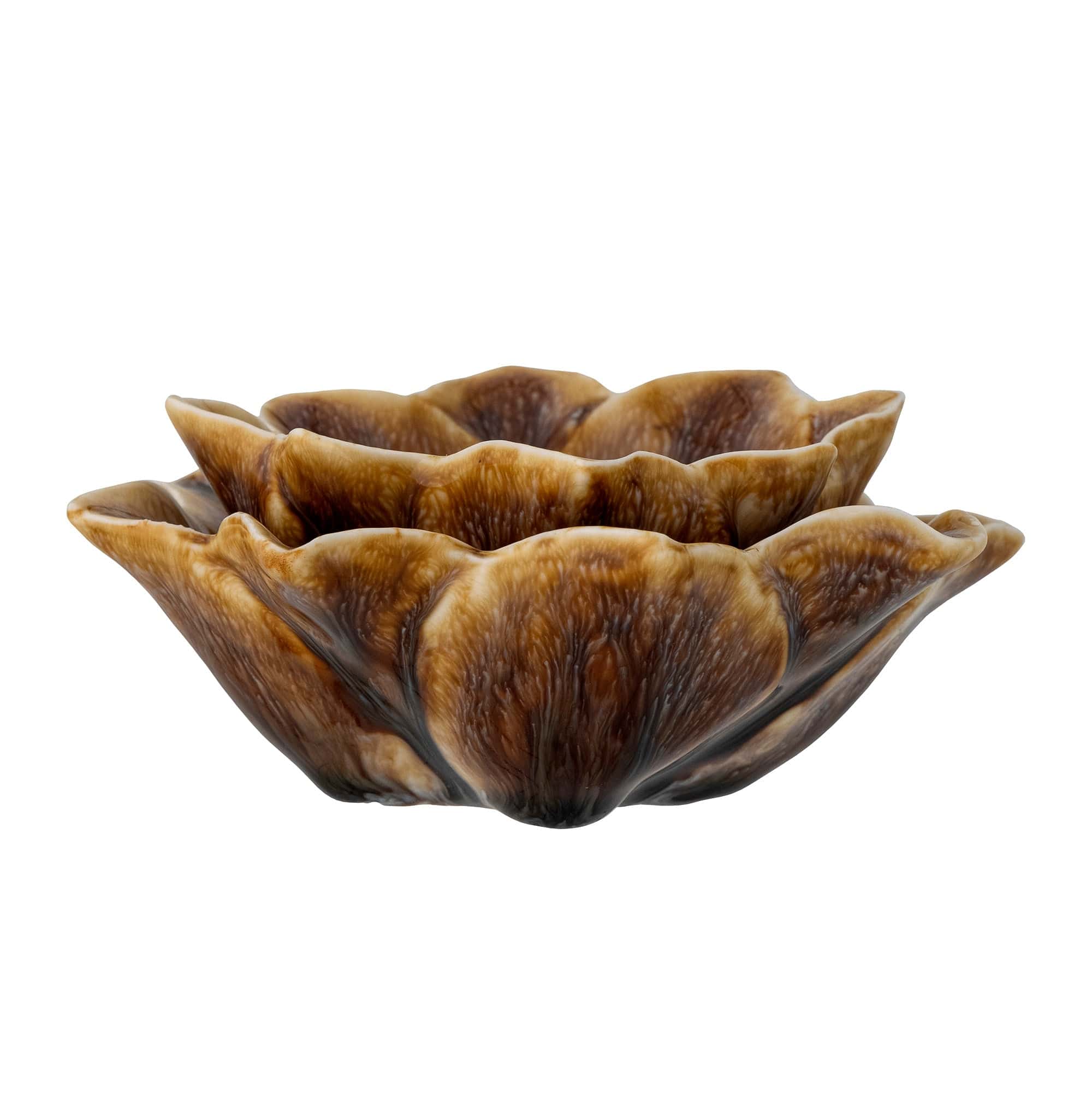 Suport lumanare din ceramica, Dinah Maro, Ø12xH5,5 cm (2)