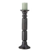 Suport lumanare din ceramica, Millas Negru, Ø16xH50 cm (1)