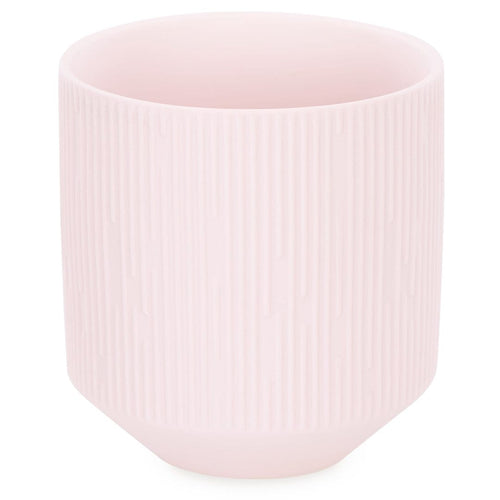 Decoking Suport lumanare din ceramica, Paso Roz, Ø9xH9,8 cm