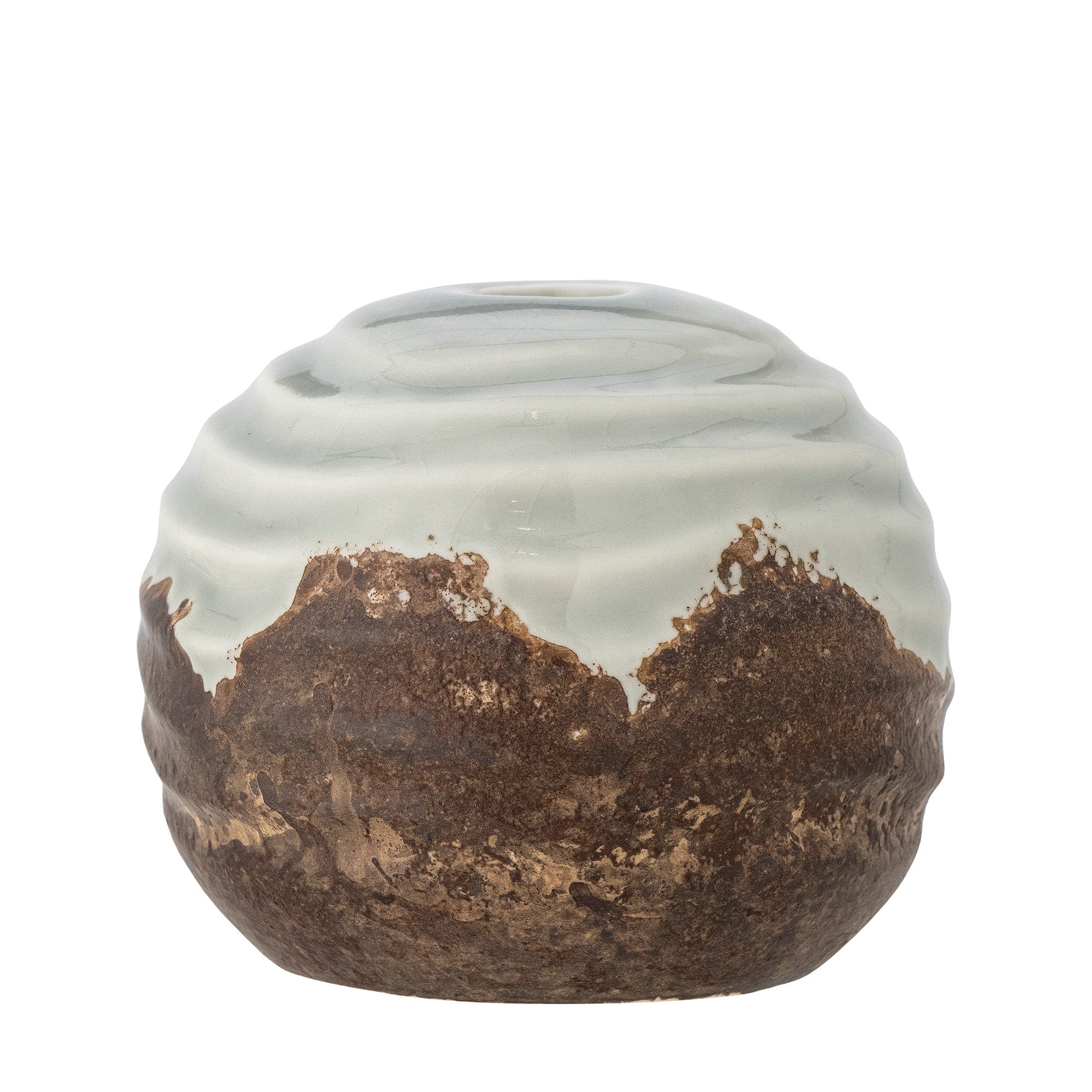 Suport lumanare din ceramica, Paula Maro, Ø12xH10 cm