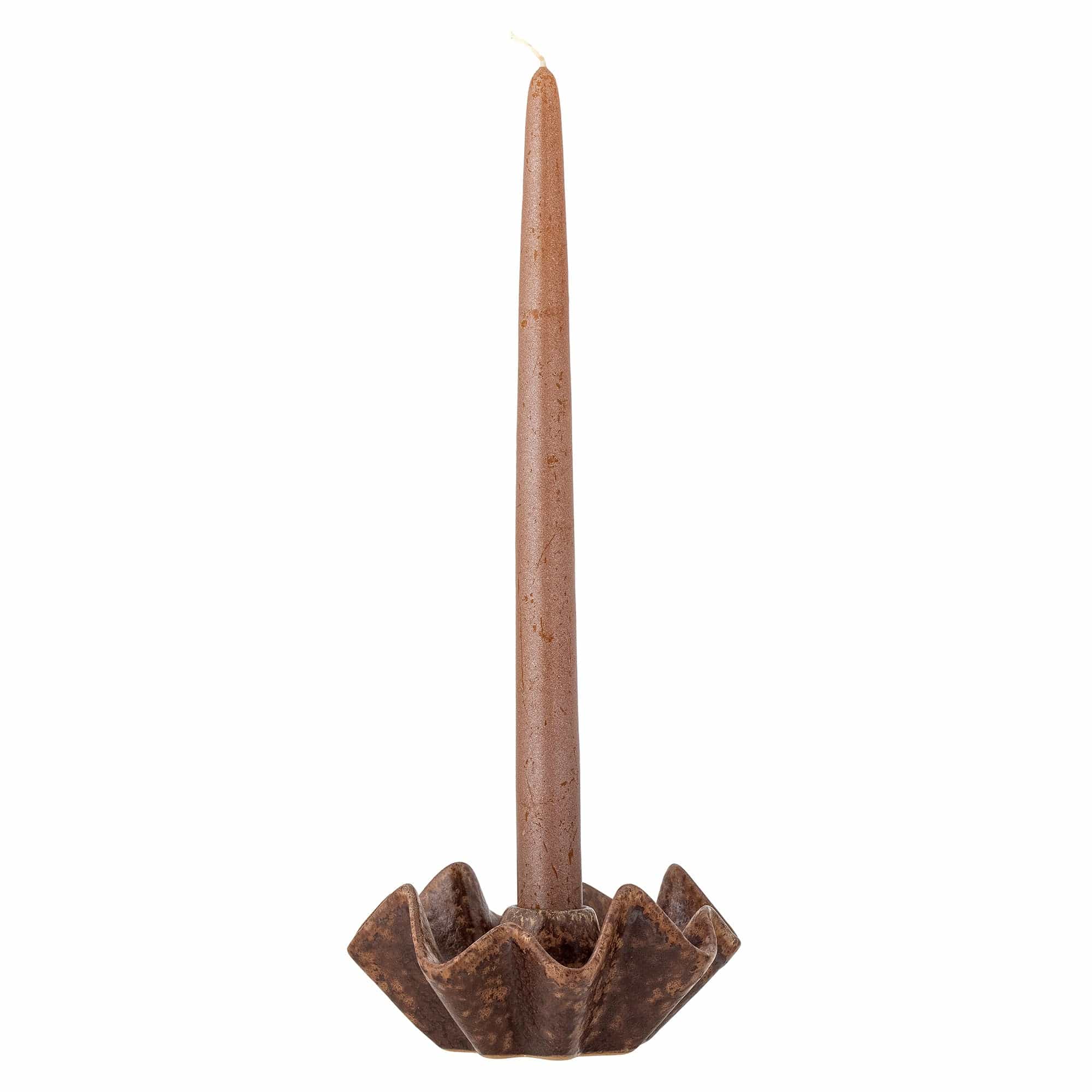 Suport lumanare din ceramica, Rameeza Maro, Ø12xH6 cm (1)