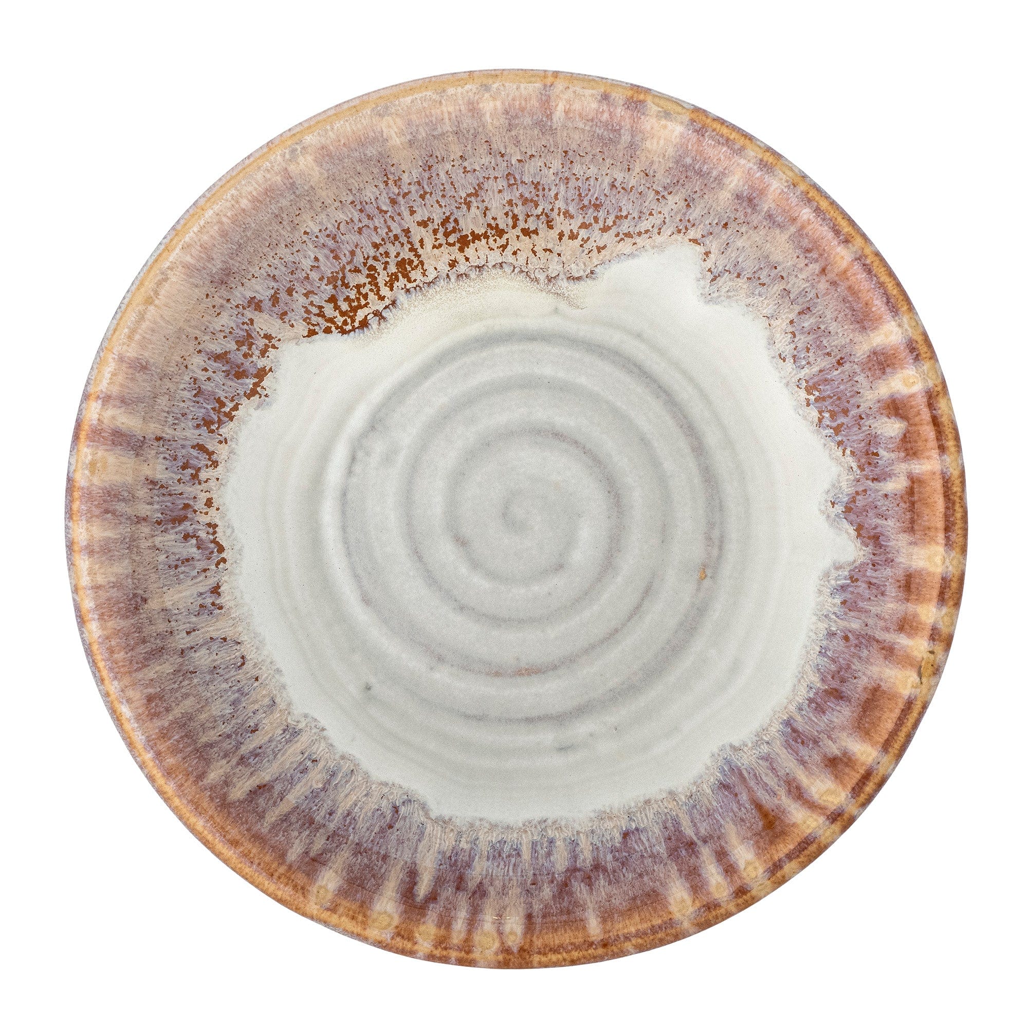 Suport lumanare din ceramica, Soufian Roz, Ø14xH7 cm (1)