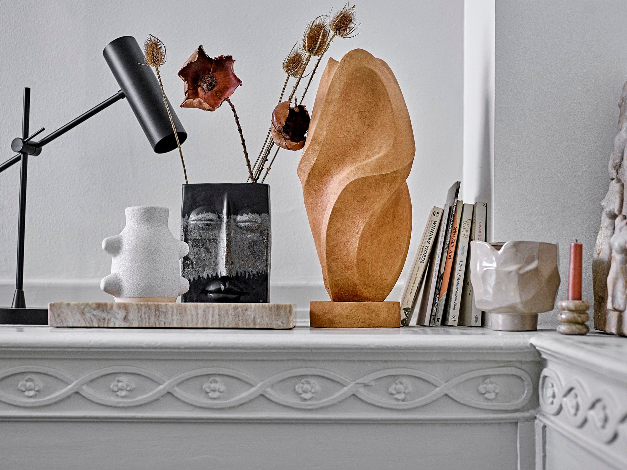 Suport lumanare din marmura, Madisson Maro, Ø4,5xH4,5 cm (2)