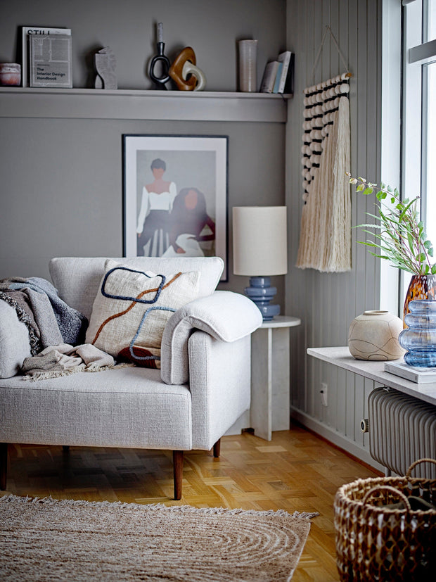 Suport lumanare din polirasina, Bijan Negru, l11xA7,5xH23,5 cm (3)