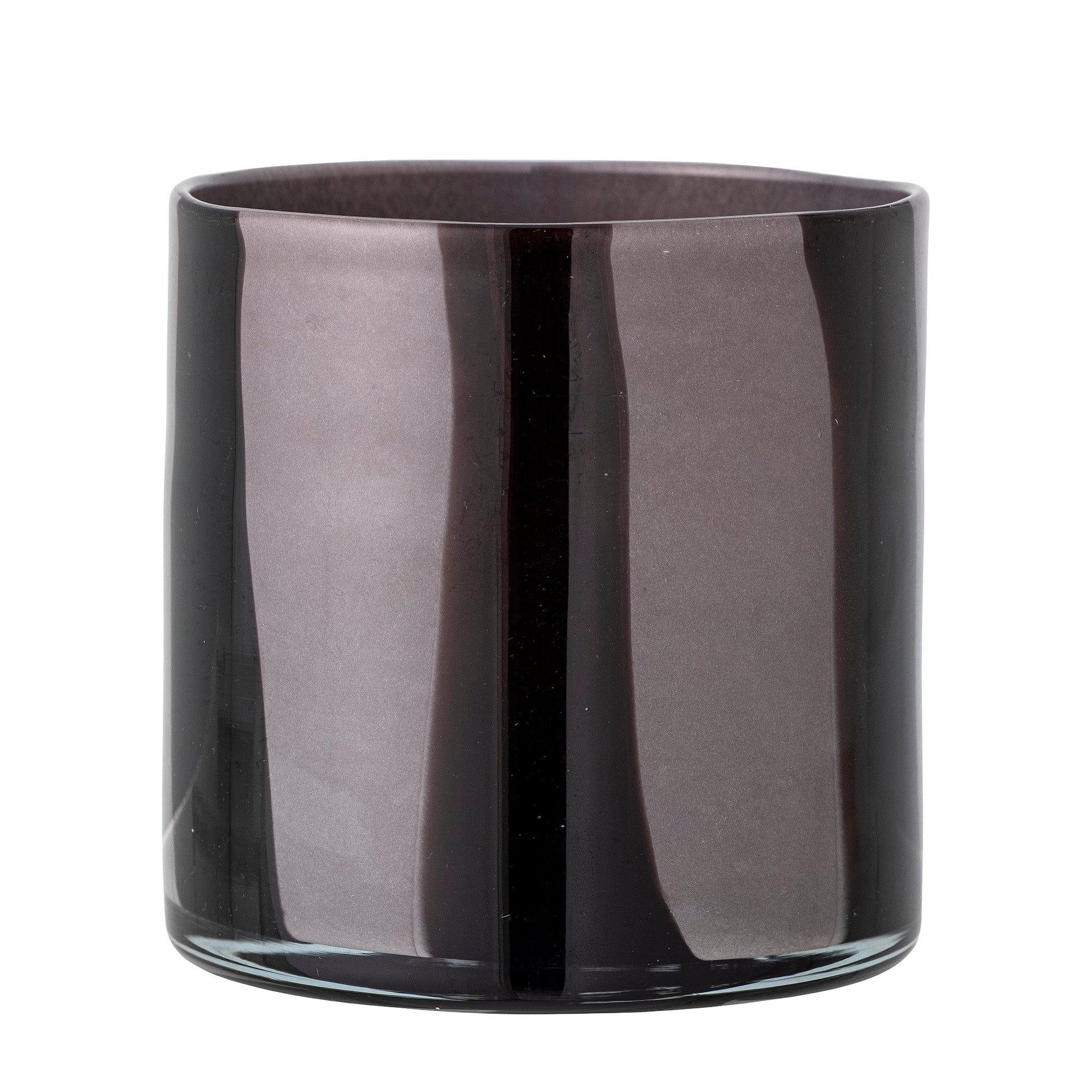 Suport lumanare din sticla, Liberty Violet, Ø15xH16 cm