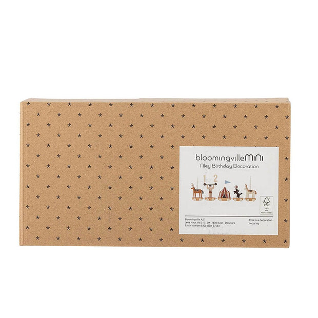 Suport lumanari pentru aniversare din MDF, Aley Maro, L51xl3xH11 cm (2)