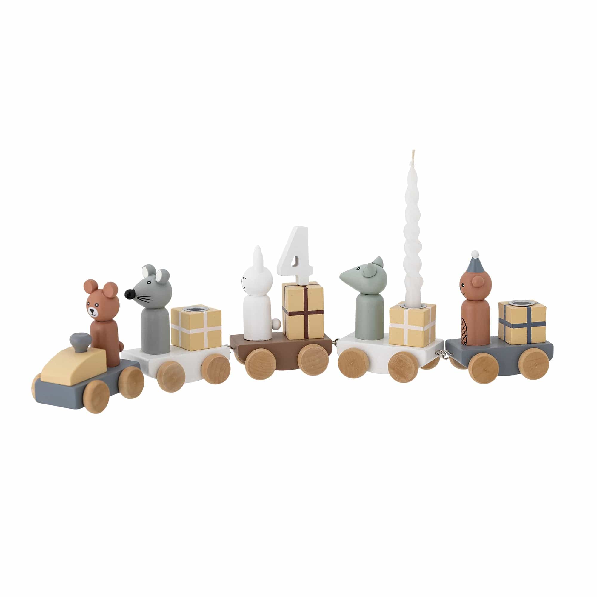 Suport lumanari pentru aniversare din MDF, Junaid Maro, L38xl5xH11 cm (1)