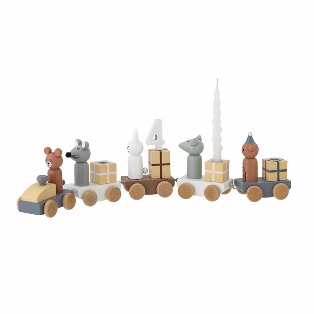 Suport lumanari pentru aniversare din MDF, Junaid Maro, L38xl5xH11 cm (1)