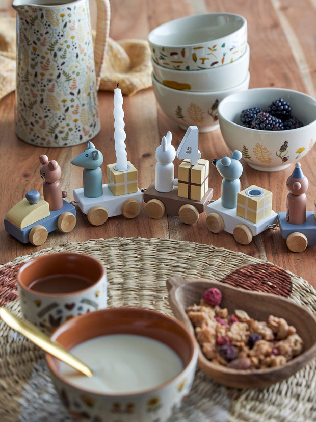 Suport lumanari pentru aniversare din MDF, Junaid Maro, L38xl5xH11 cm (7)