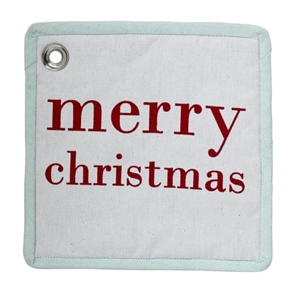 BFSummer Suport oala Merry Christmas Alb / Rosu, L20xl20 cm