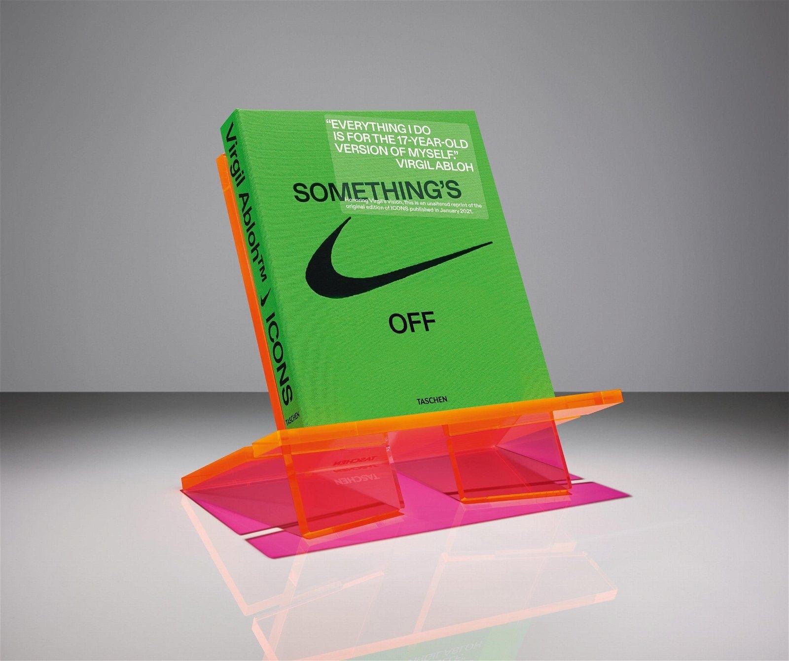 Suport pentru carti, Taschen Bookstand Display Radiant, Size L Roz, L34xl22xH36 cm (1)