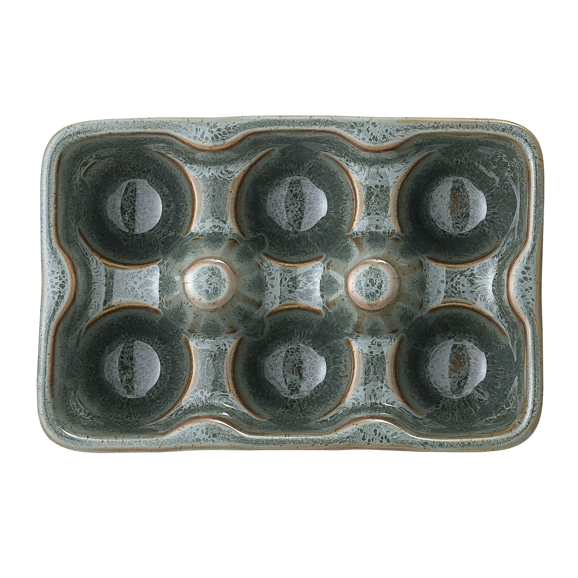 BFSummer Suport pentru depozitare 6 oua, Pixie Tray Ceramica