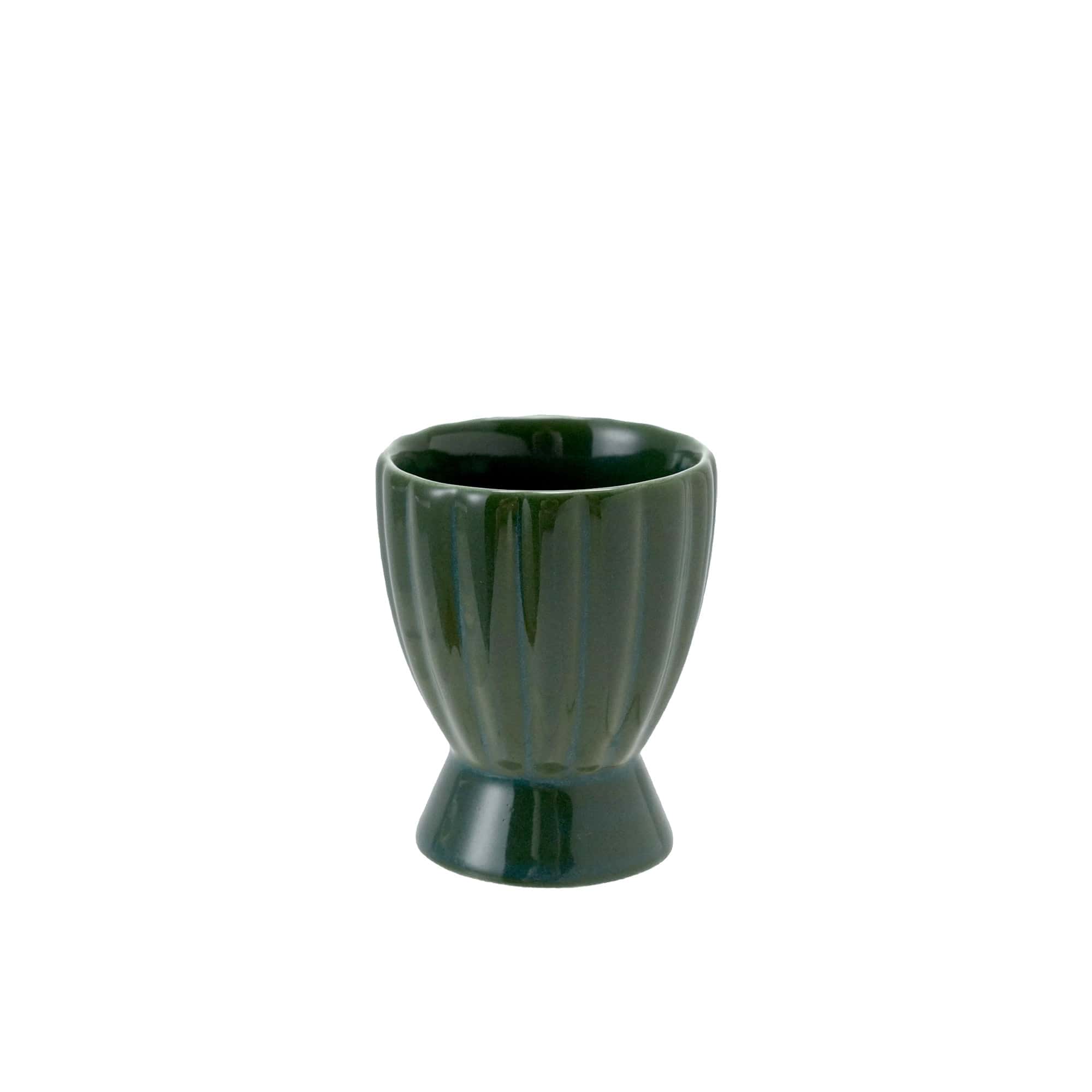 Bloomingville Suport pentru ou din ceramica, Latina Verde, Ø4,5xH6 cm