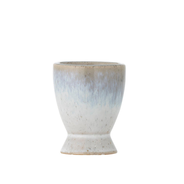 Bloomingville Suport pentru ou din ceramica, Paula Albastru, Ø5xH6,5 cm