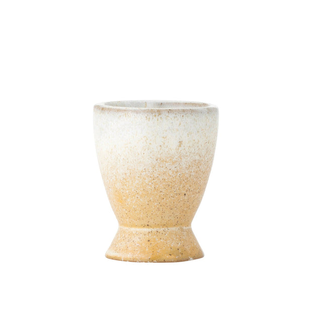 Bloomingville Suport pentru ou din ceramica, Paula Natural, Ø5xH6,5 cm
