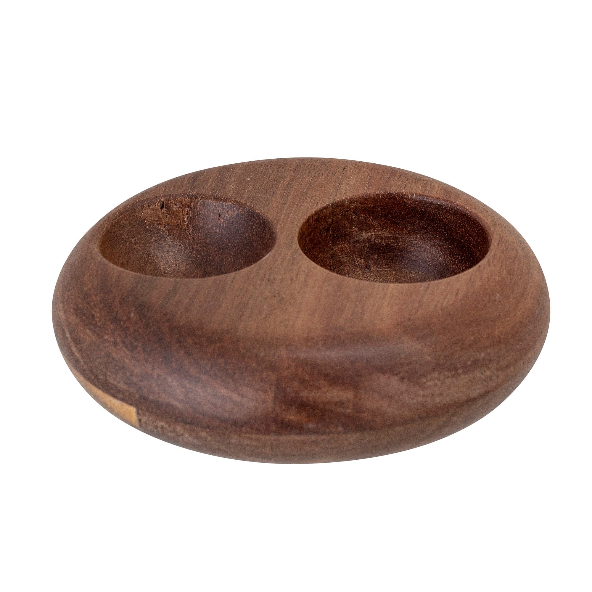 Bloomingville Suport pentru ou din lemn de acacia, Diba Maro, Ø11xH4 cm