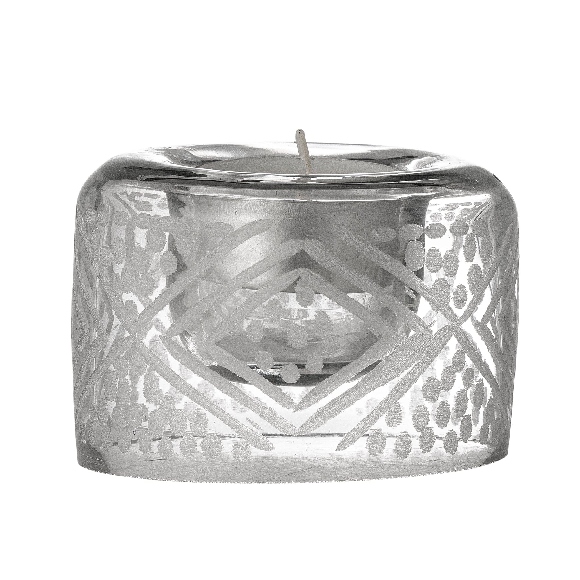 Bloomingville Suport pentru ou din sticla, Kiyomi Transparent, Ø8xH5,5 cm