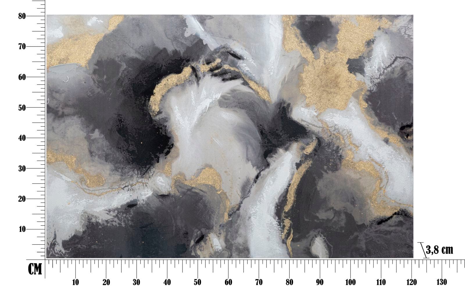 Mauro Ferretti Tablou Canvas Richy II Multicolor, 120 x 80 cm